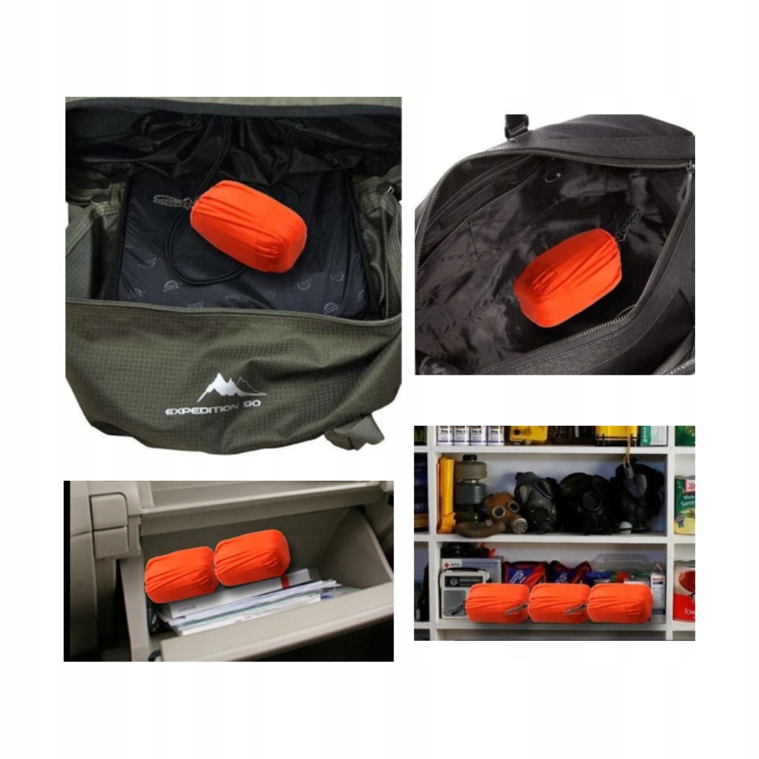 PLECAK 35L ŚPIWÓR + ZESTAW TURYSTYCZNY PRZEŻYCIA EWAKUACYJNY KIT NÓŻ XXL Stan opakowania oryginalne