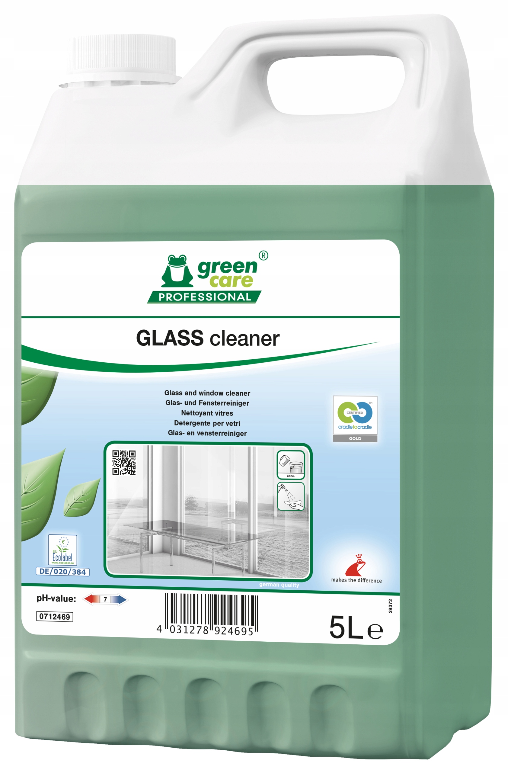 Tana Glass cleaner Čistič skel 5 l