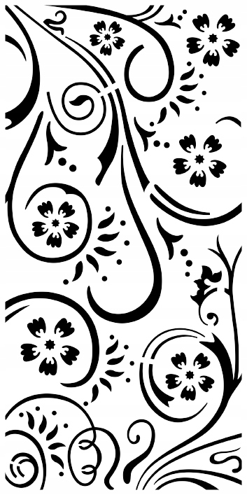 Malířská šablona na omítky 92 cm Architektonický beton Omítka