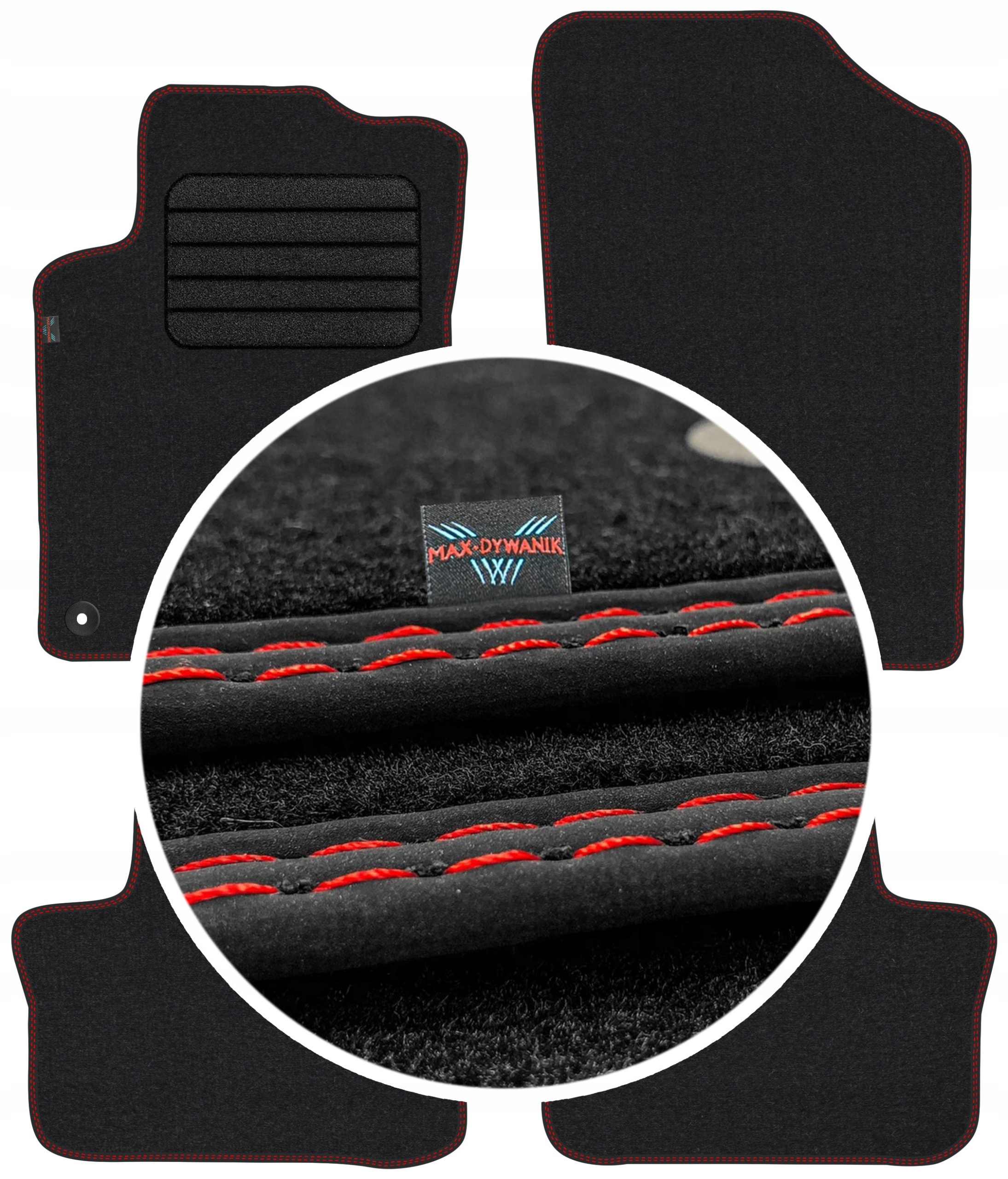 

Peugeot 207 2006-2012 Wycieraczki welurowe