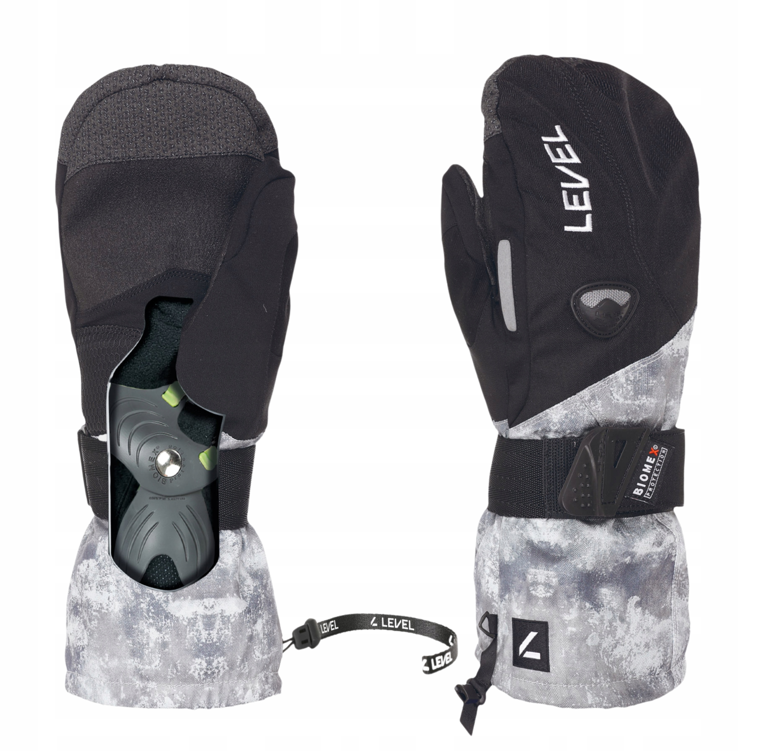 Rękawice snowboardowe Level Fly Mitt pattern M/L