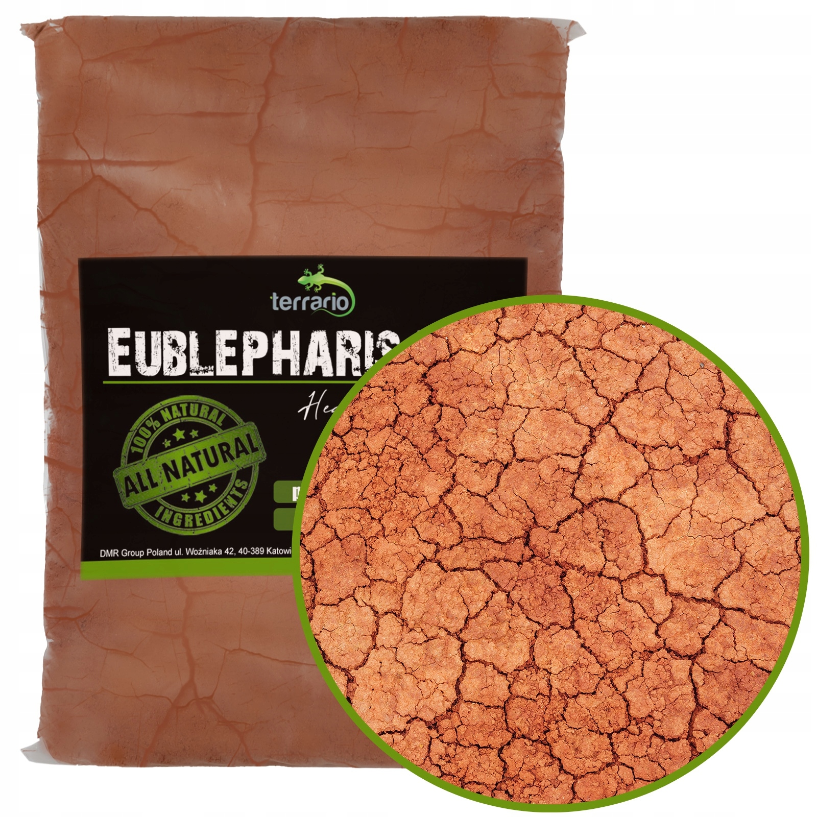 

Terrario Eublepharis Dirt 1kg podłoże dla gekona
