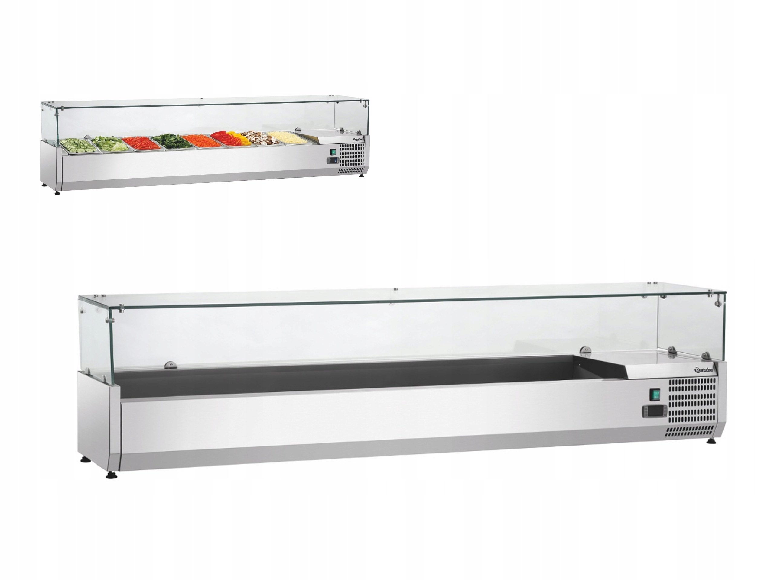 Chladicí Nástavec Se Skleněným Krytem 180 cm GL3-1801 Bartscher