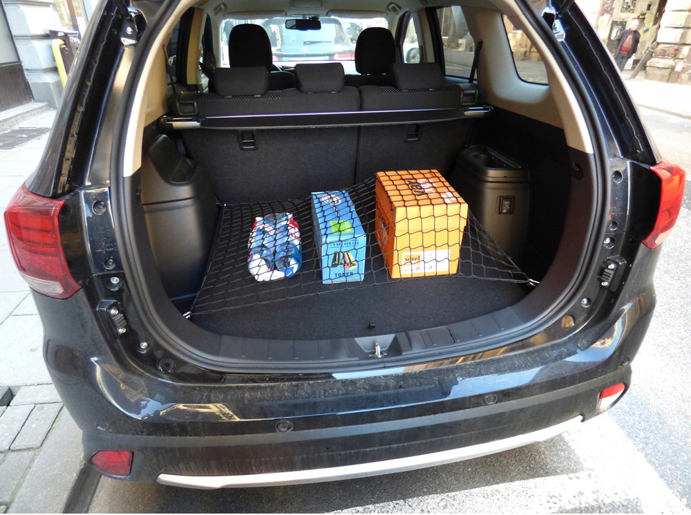 Outlander III SUV 2012- Siatka do bagażnika Rodzaj siatki