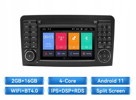 Radio Android GPS MERCEDES W164 WiFi PL ML GL 2/16 EAN (GTIN) 0765521813439