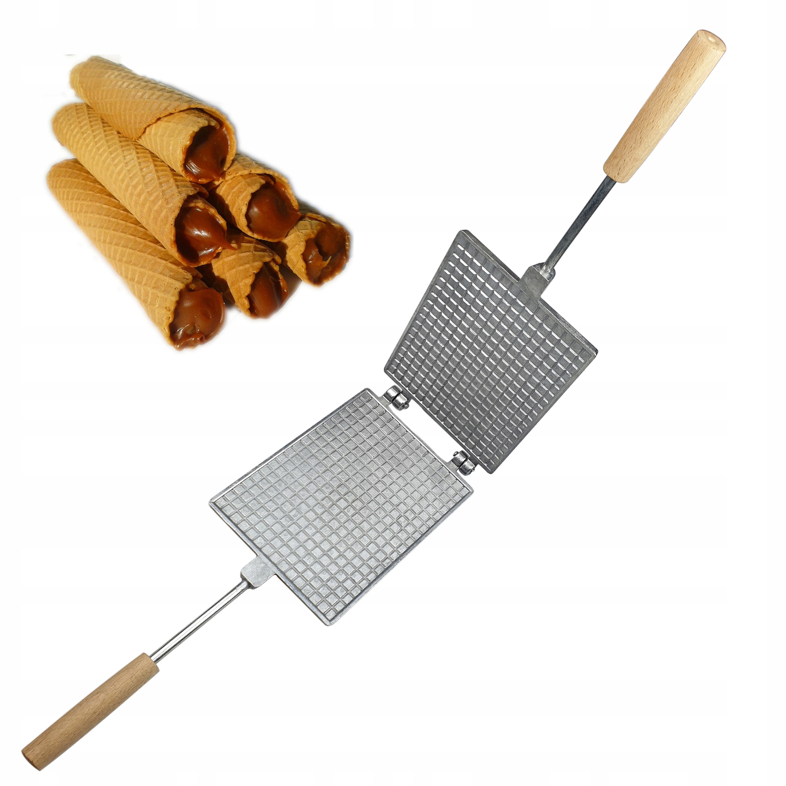

Metalowa Forma Waflownica, Rurki, Rożki Wafelki Kw
