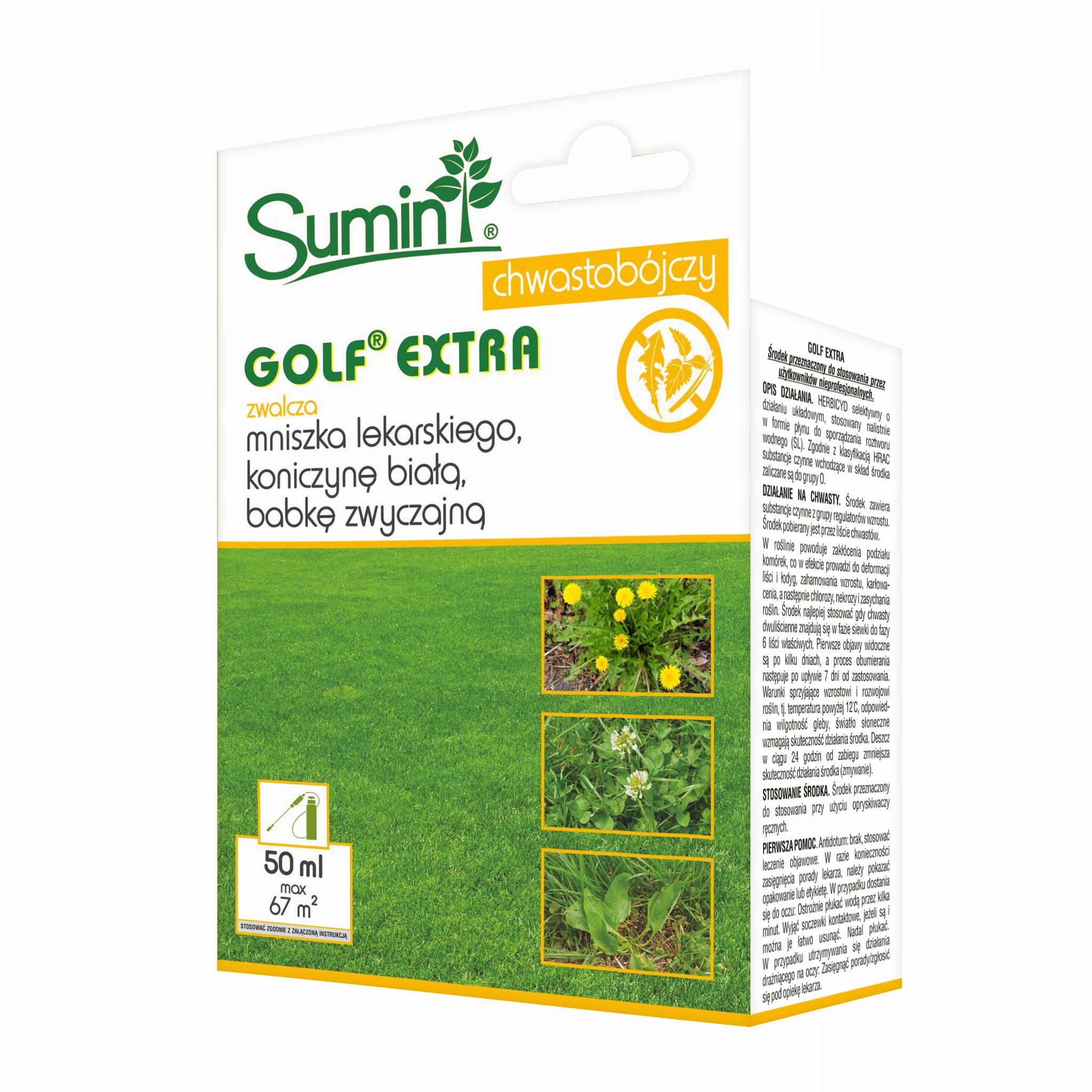

Golf Extra chwasty -trawniki, mniszek babka 50 ml
