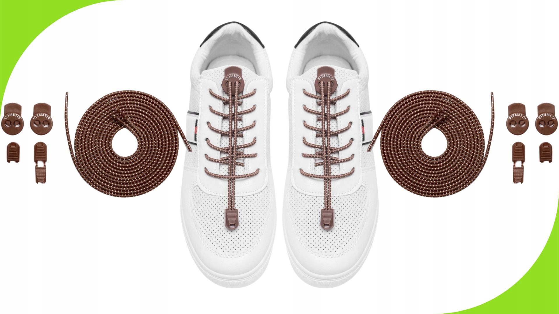 SZNUROWADŁA SZNURÓWKI DO BUTÓW BEZ WIĄZANIA FIT4MED SAMOZACISKOWE DZIECKA EAN (GTIN) 5903738822331