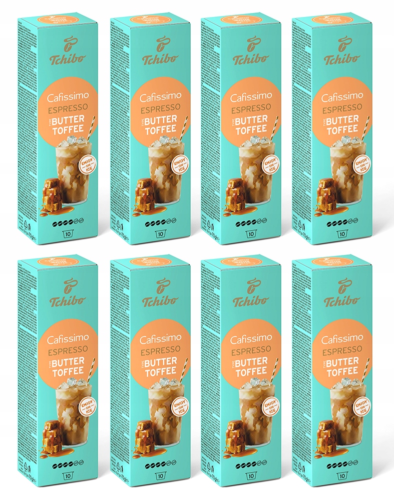 Kawa kapsułki Tchibo Cafissimo Espresso Buttertoffee Karmel 80 szt.