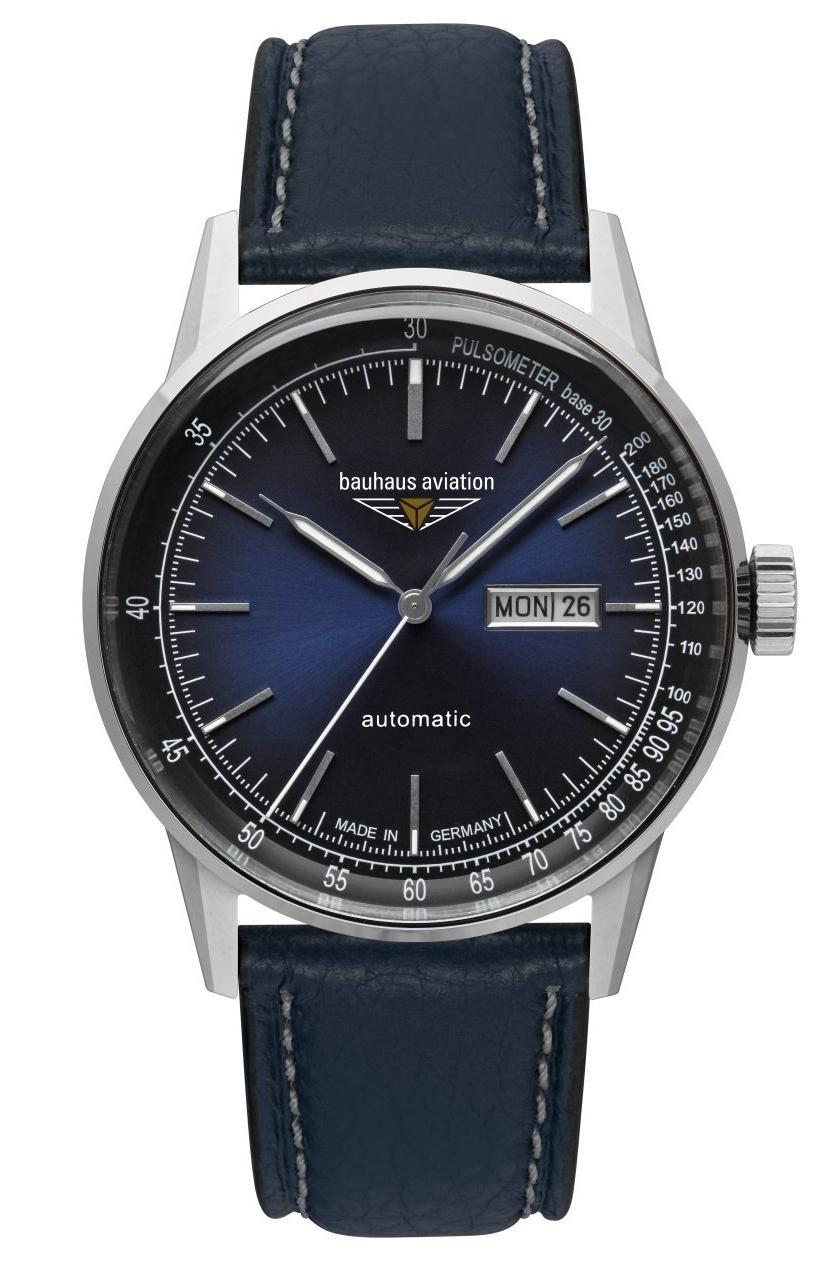 Skupina Zeppelin Nové Originální Pánské Hodinky Bauhaus 2366-3 Aviation G38