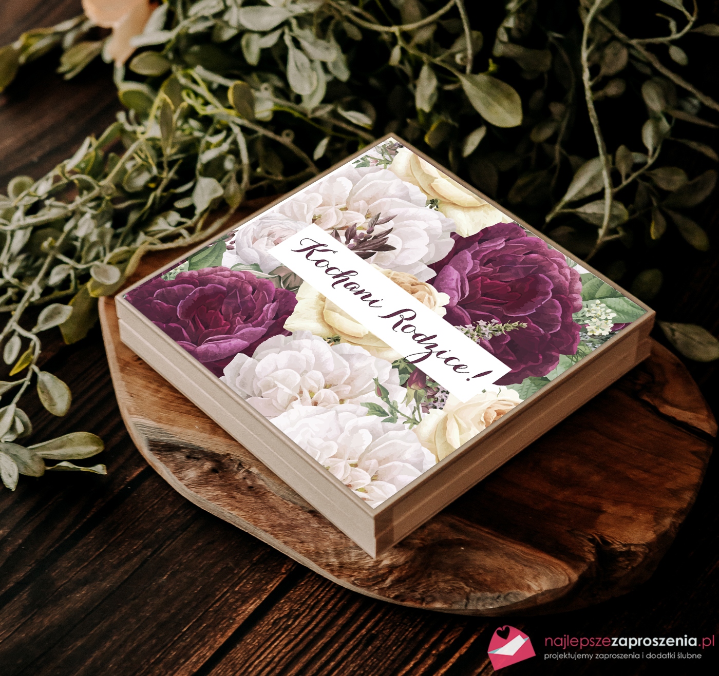 ZAPROSZENIA dla Rodziców PROŚBA kwiaty Marka inny