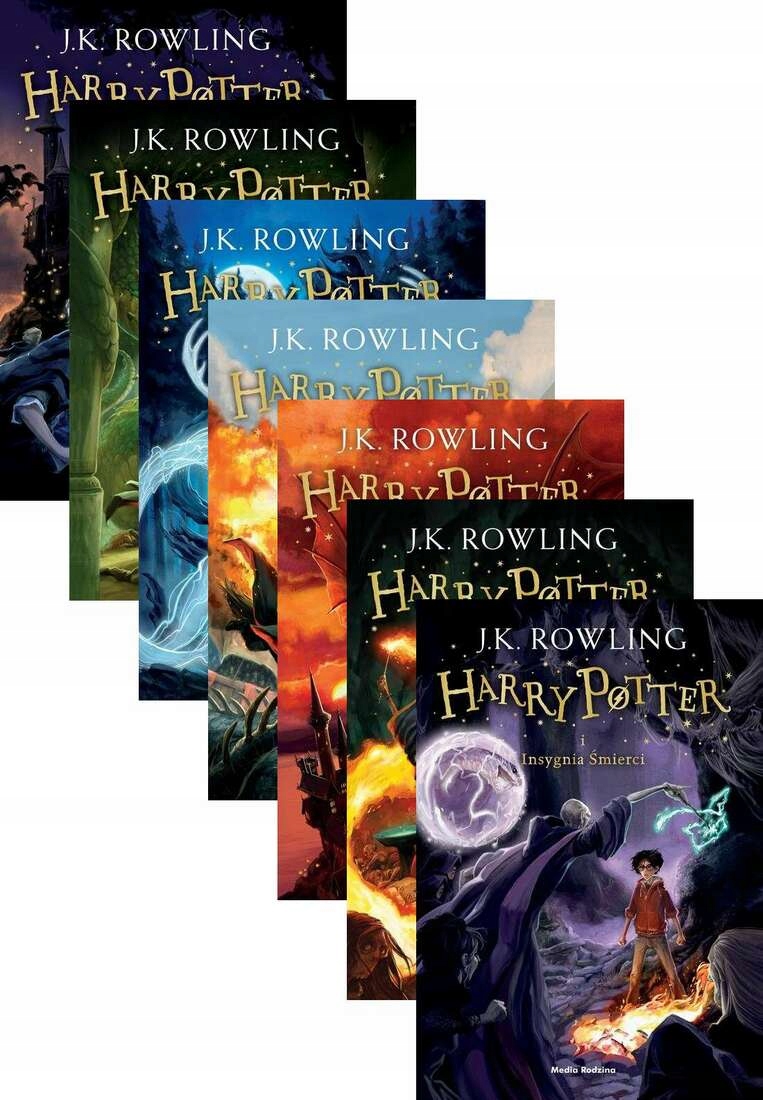 

Harry Potterkomplet Siedmiopak Duddle Rowling M-ka