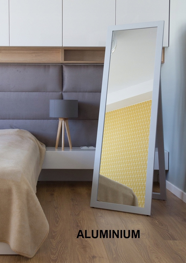 DUŻE lustro STOJĄCE rama PREMIUM 150x60 DĄB GRAND Materiał ramy drewno
