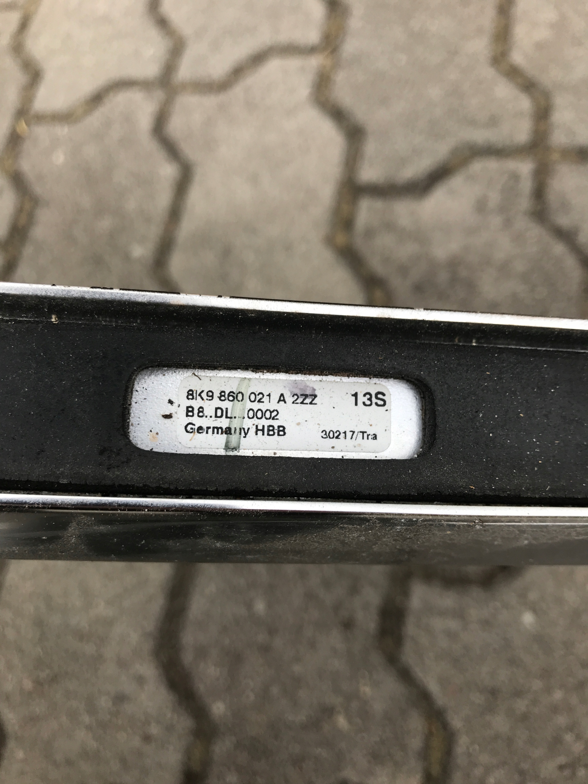 Dachreling dach CHROM AUDI A4 B8 KOMBI