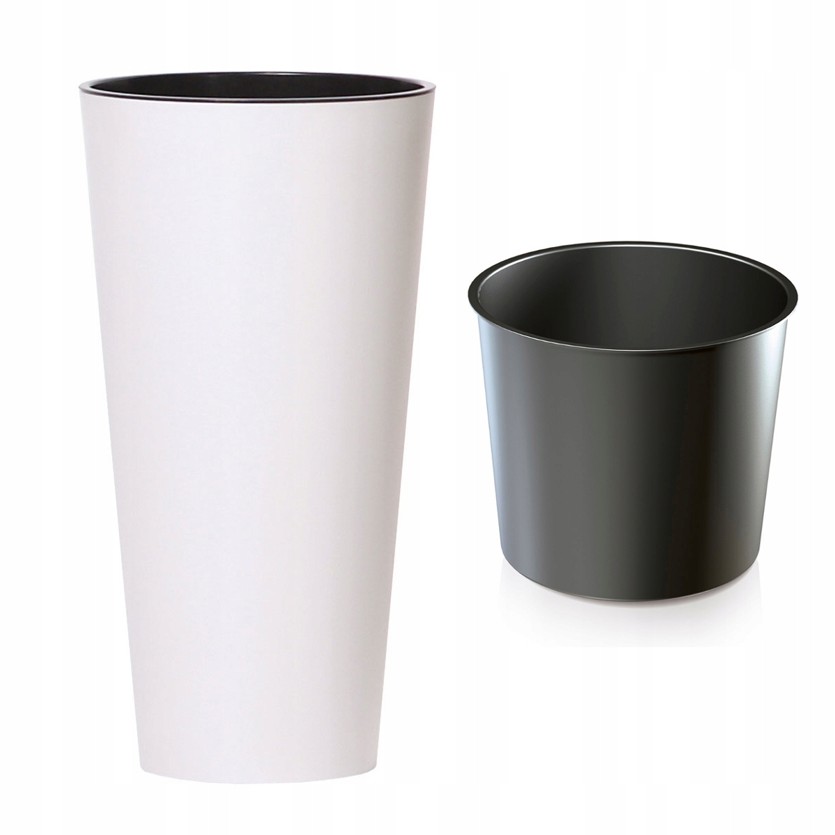 Kulatý květináč Tubus DTUS400 Květináč vložka