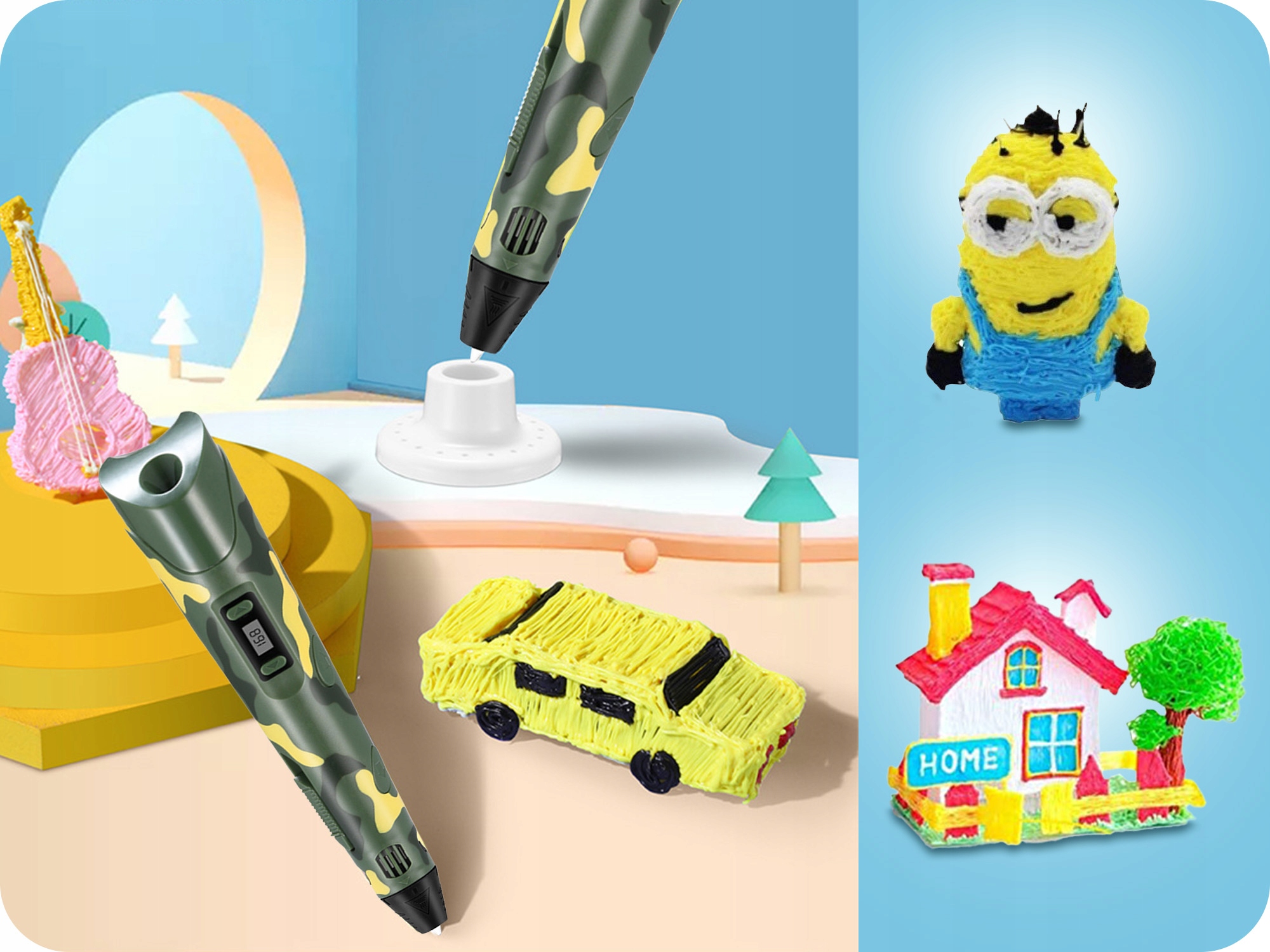 DŁUGOPIS 3D 220M FILAMENT SZABLONY WKŁADY AKCESORIA DRUKARKA PEN DLA DZIECI Kod producenta DŁUGOPIS 3D SZABLONY FILAMENT WKŁADY ZESTAW