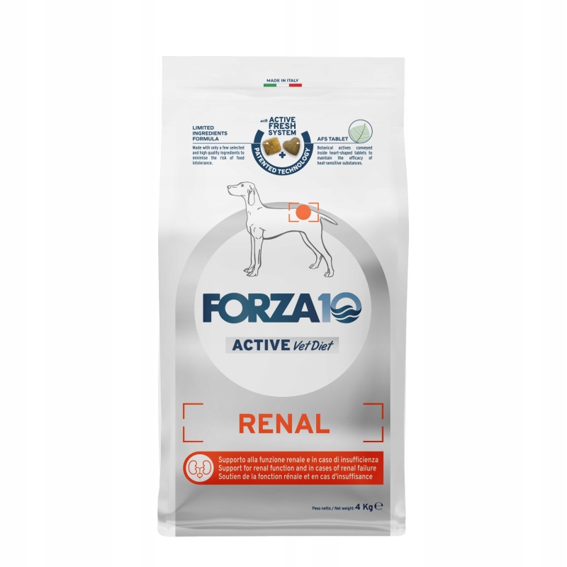 Forza10 Active Vet Diet Renal Niewydolność Nerek 4kg