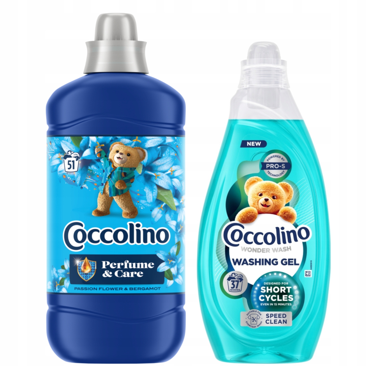 Tekutá Aviváž Coccolino sada 1275 ml (51 praní) prací Gel 1480 ml