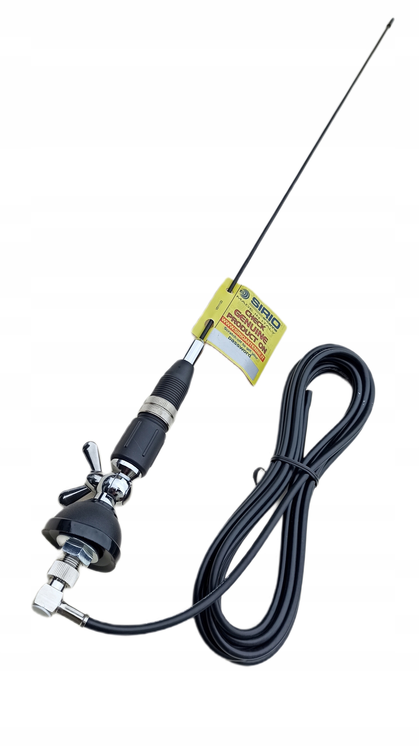 Antena CB Sirio Mini Snake 27 Mont 65 cm