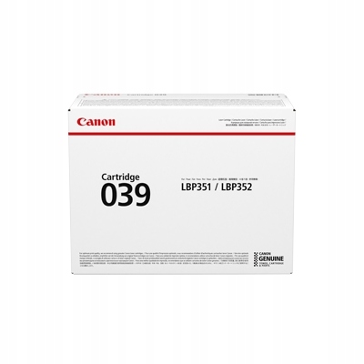 Canon Toner Crg 039 černý pro i-Sensys Lbp 351 a 352 (11 000 str.)…