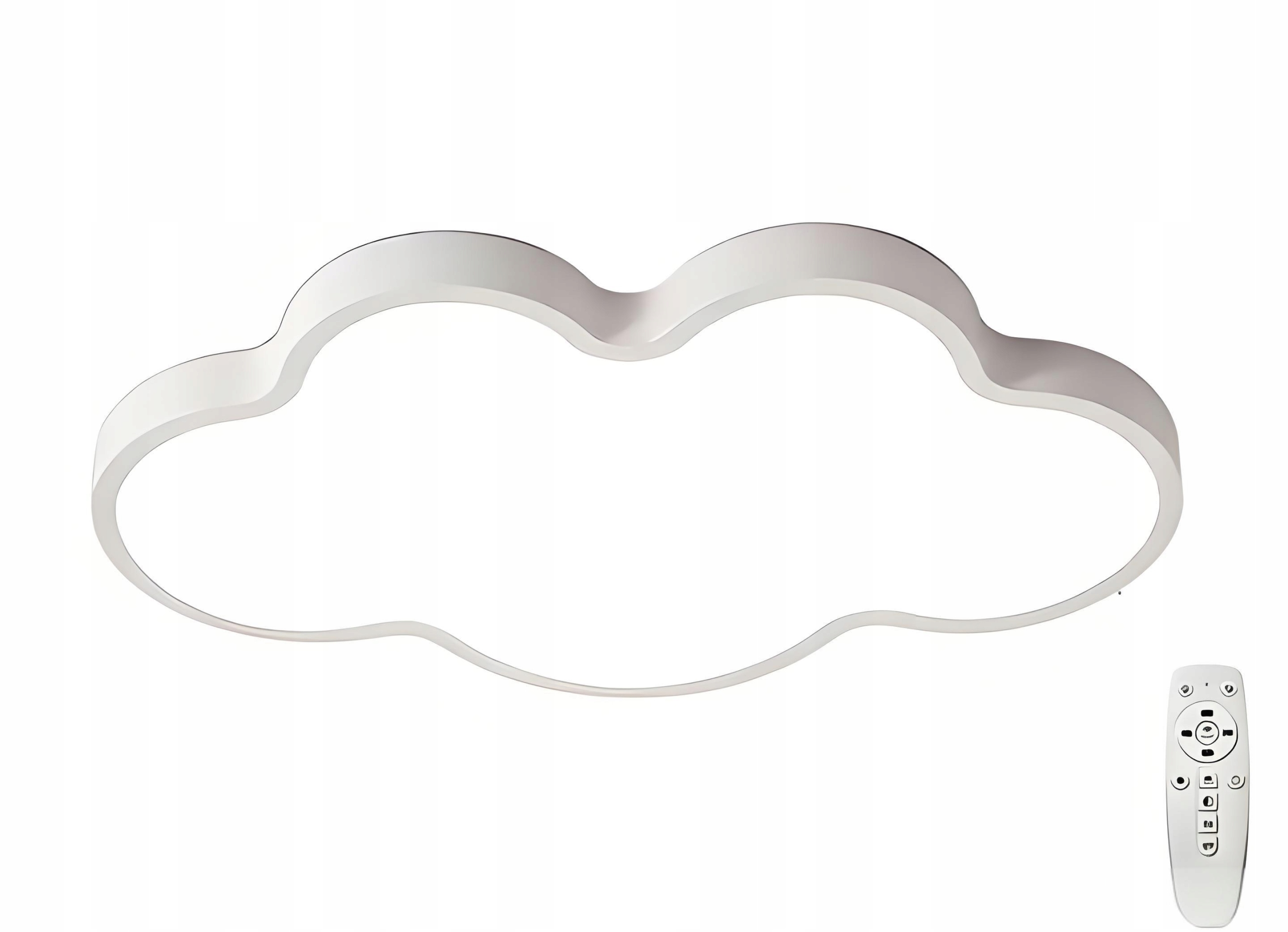 Stmievateľná Stropná Lampa Biela Stropné Svietidlo Led Moderná Do Obývačky+diaľkový Ovládač+app