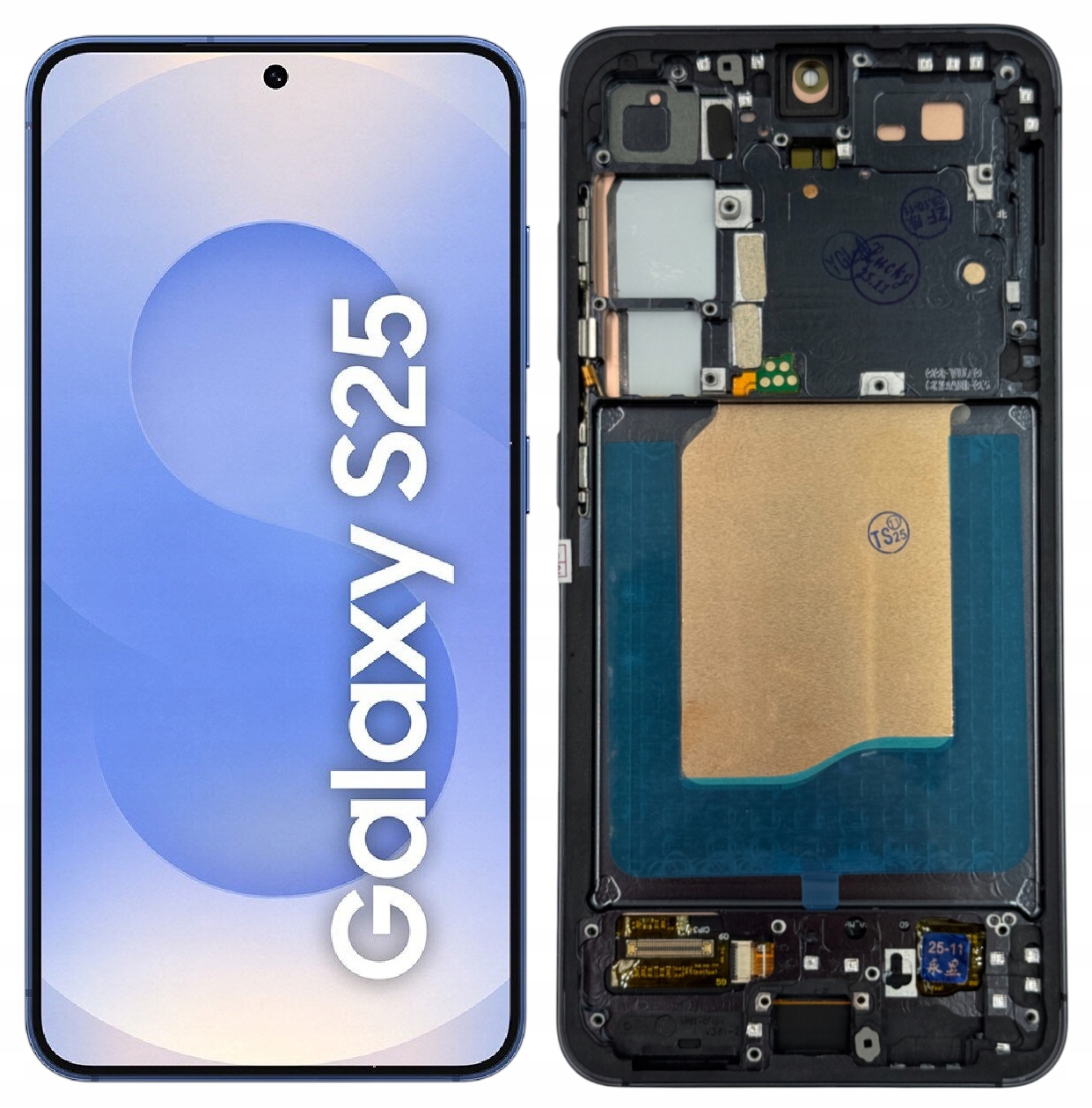 Displej Samsung Galaxy S25 Oled Rámeček Dotyk Premium