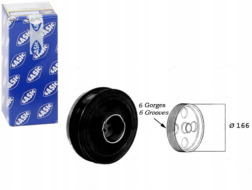 SAS2156054 Řemenice Klikového Hřídele Bmw 1 (E81), Asistent řidiče #33