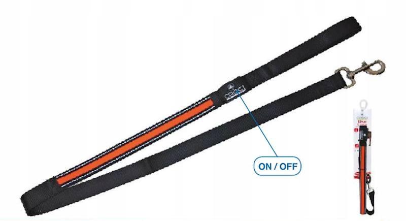 Levně Vodítko Led Pásek 2,5/120cm pomar.