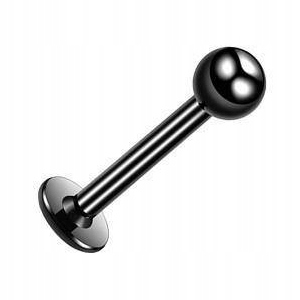 

Labret klasyczny czarny lobe tragus helix 1,2/6/2