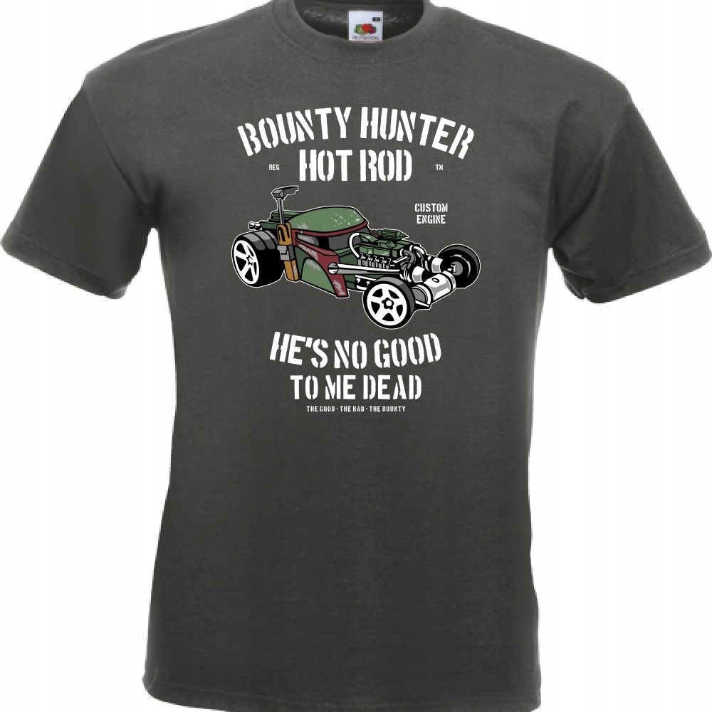 

Koszulka hot rod quad auto militaria L grafitowa