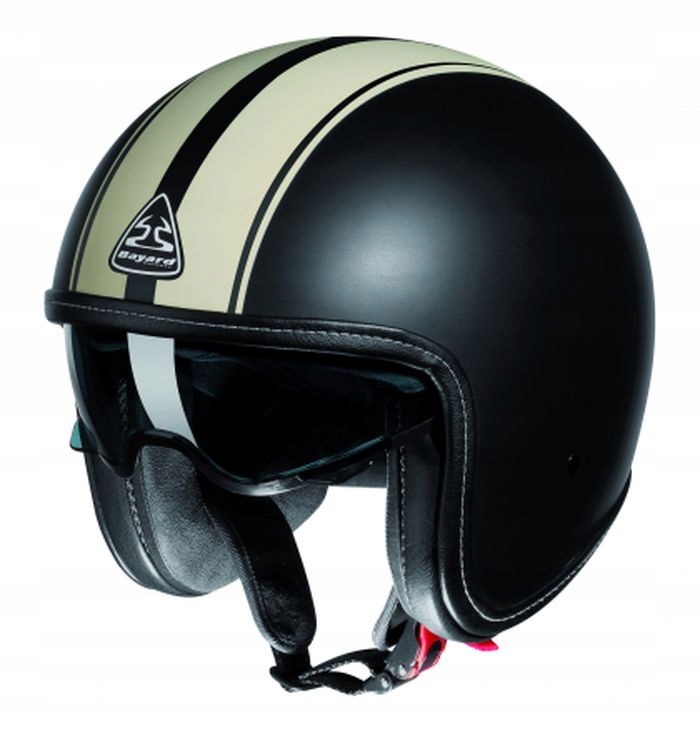 KASK BAYARD XP-18S BLENDA BOBBER VESPA CAFE RACER CZARNO-PIASKOWY L