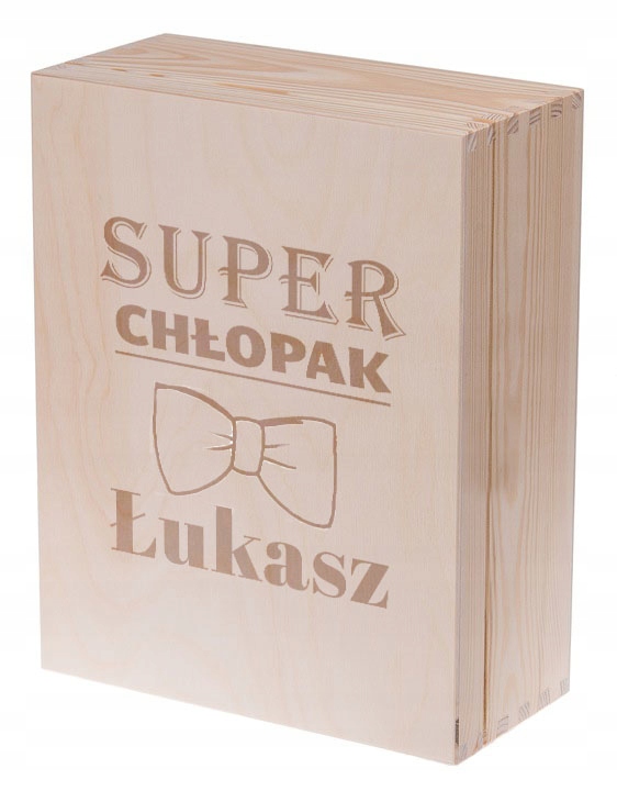 

Prezent Na Dzień Chłopaka Skrzynka+karafka Grawer