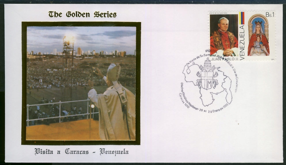 Jan Paweł II - 1985 Wizyta Wenezuela Caracas