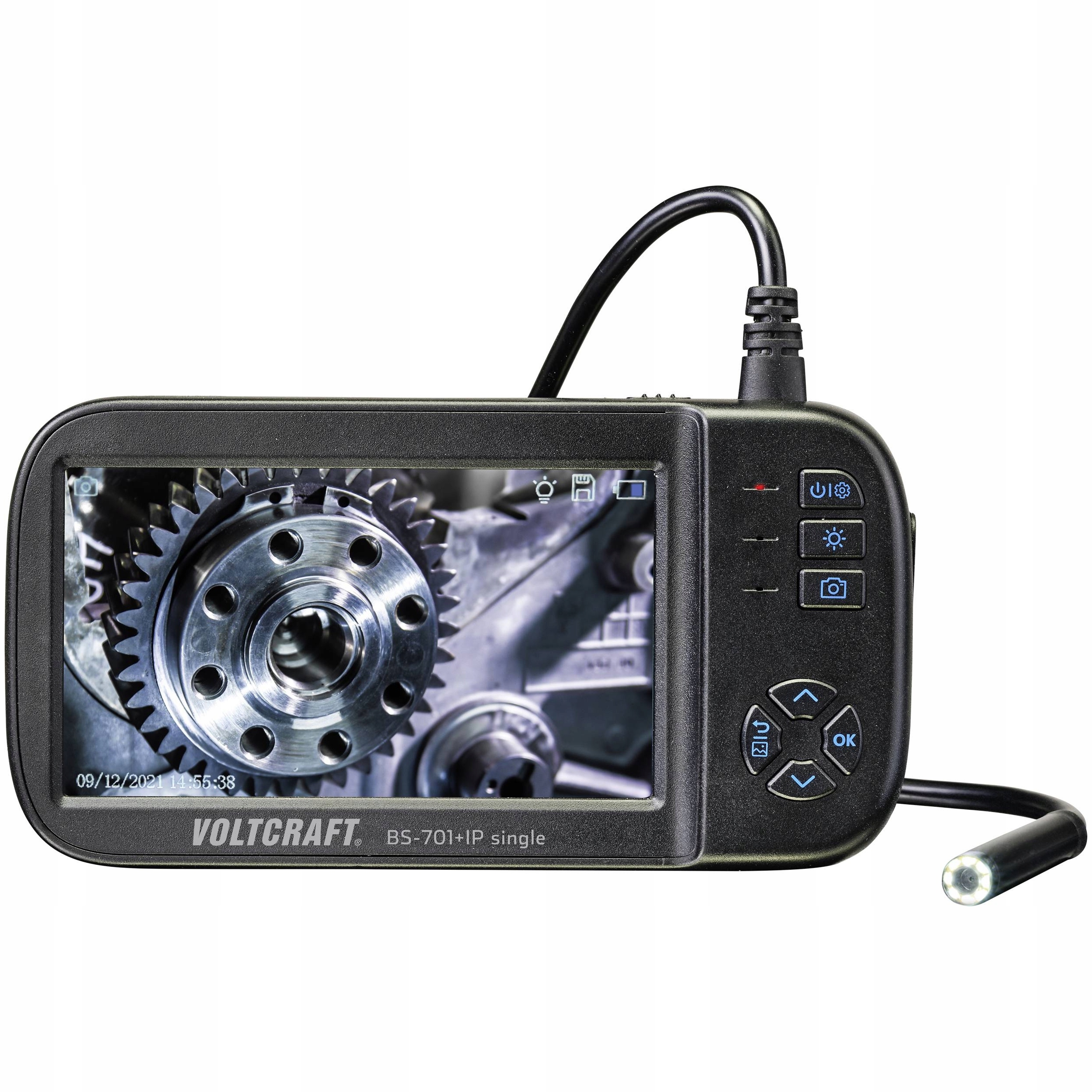 Камера осмотра эндоскопа 5м дисплей 4,3 дюйма