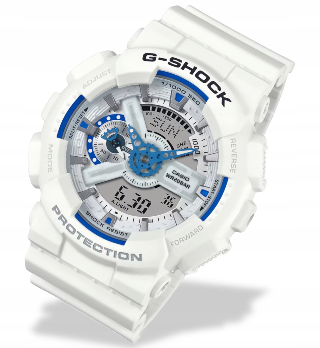 Bílé sportovní pánské hodinky Casio G-Shock GA-110HDS +Box Dárek Gravírování