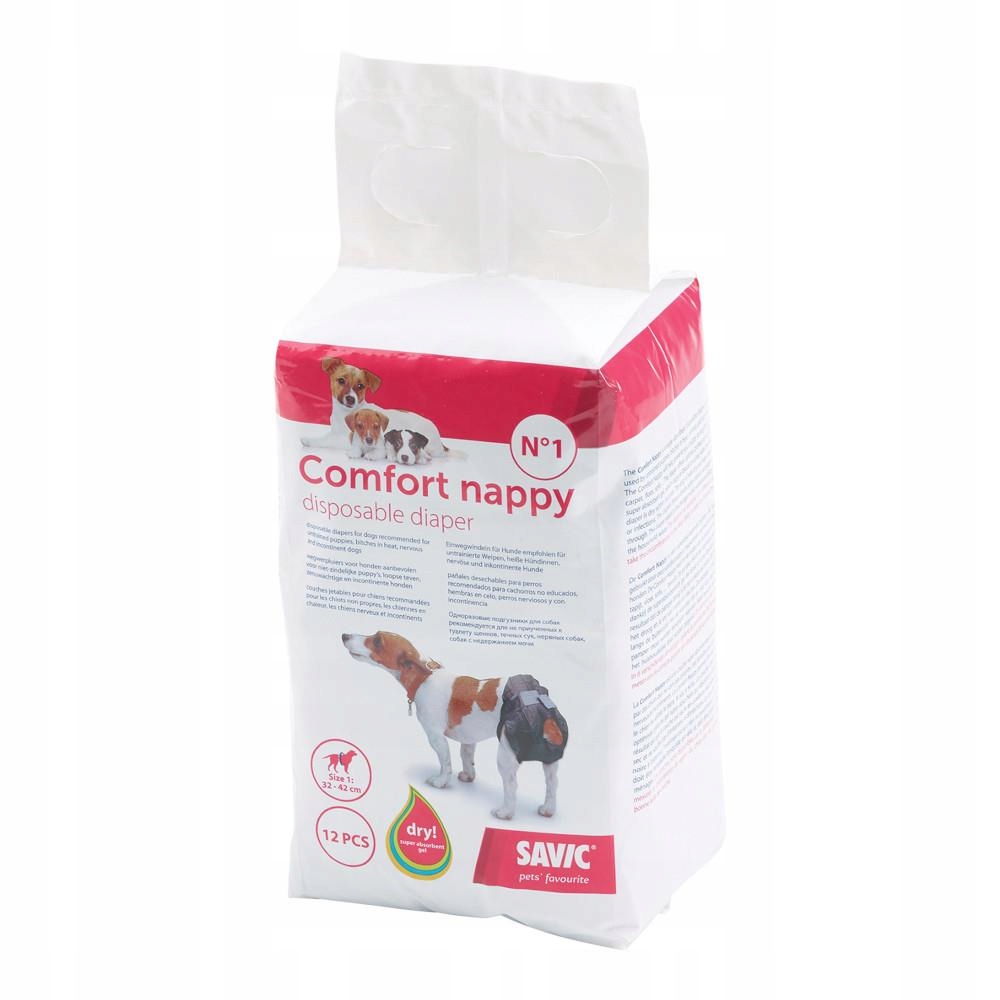 

Savic Comfort Nappy pieluchy dla psa 12 szt. roz
