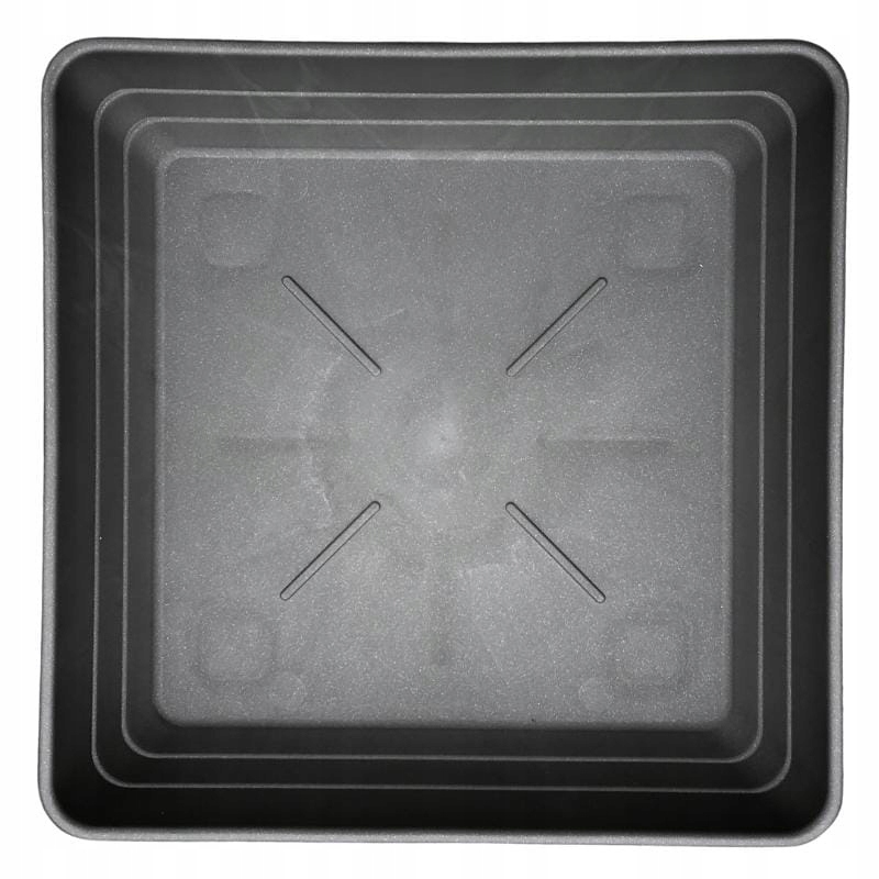 

Kwadratowa podstawka pod doniczkę ciemnoszara 33cm