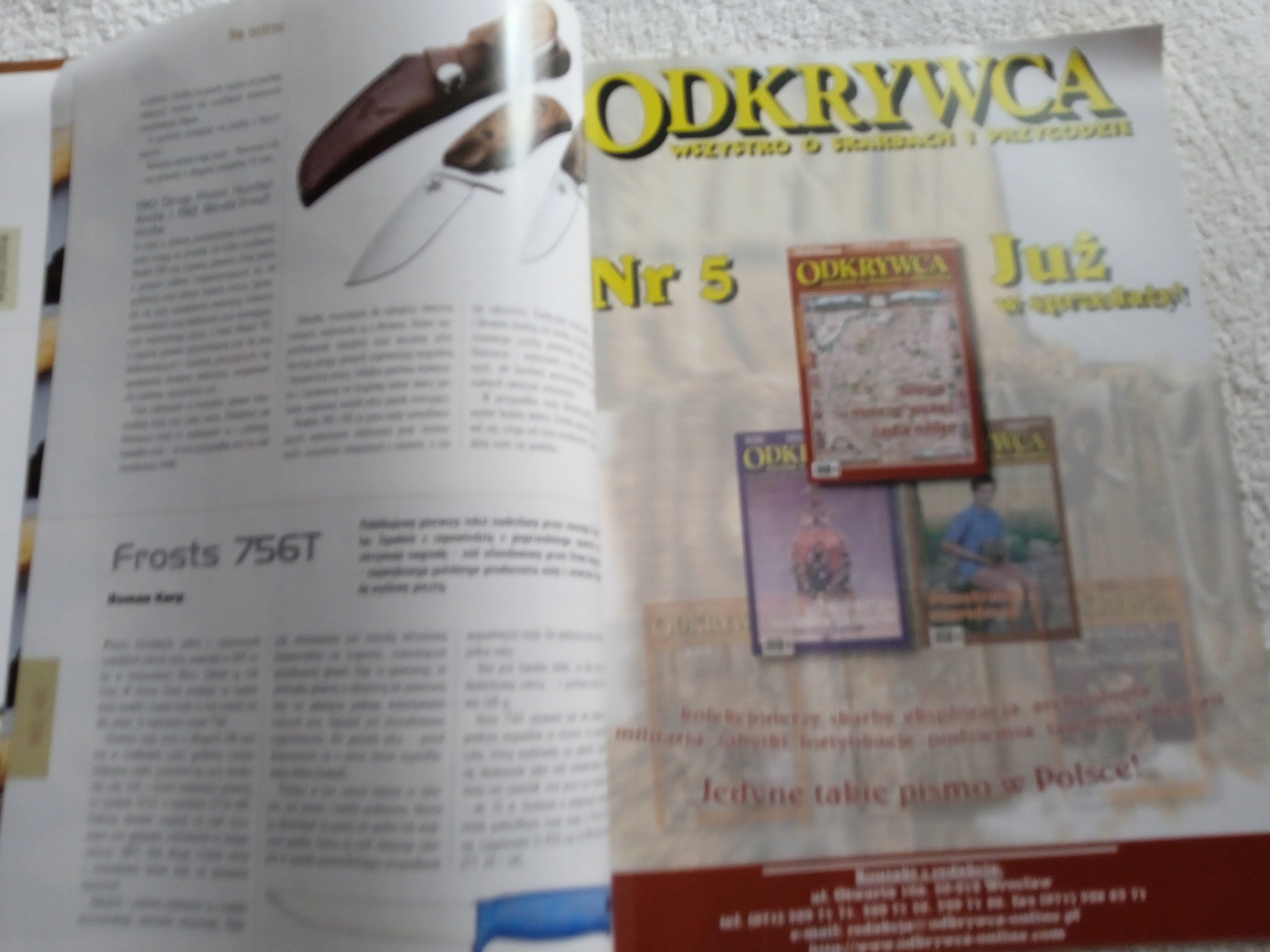 Miesięcznik Survival, nr 3 / 2003. Numer czasopisma 3