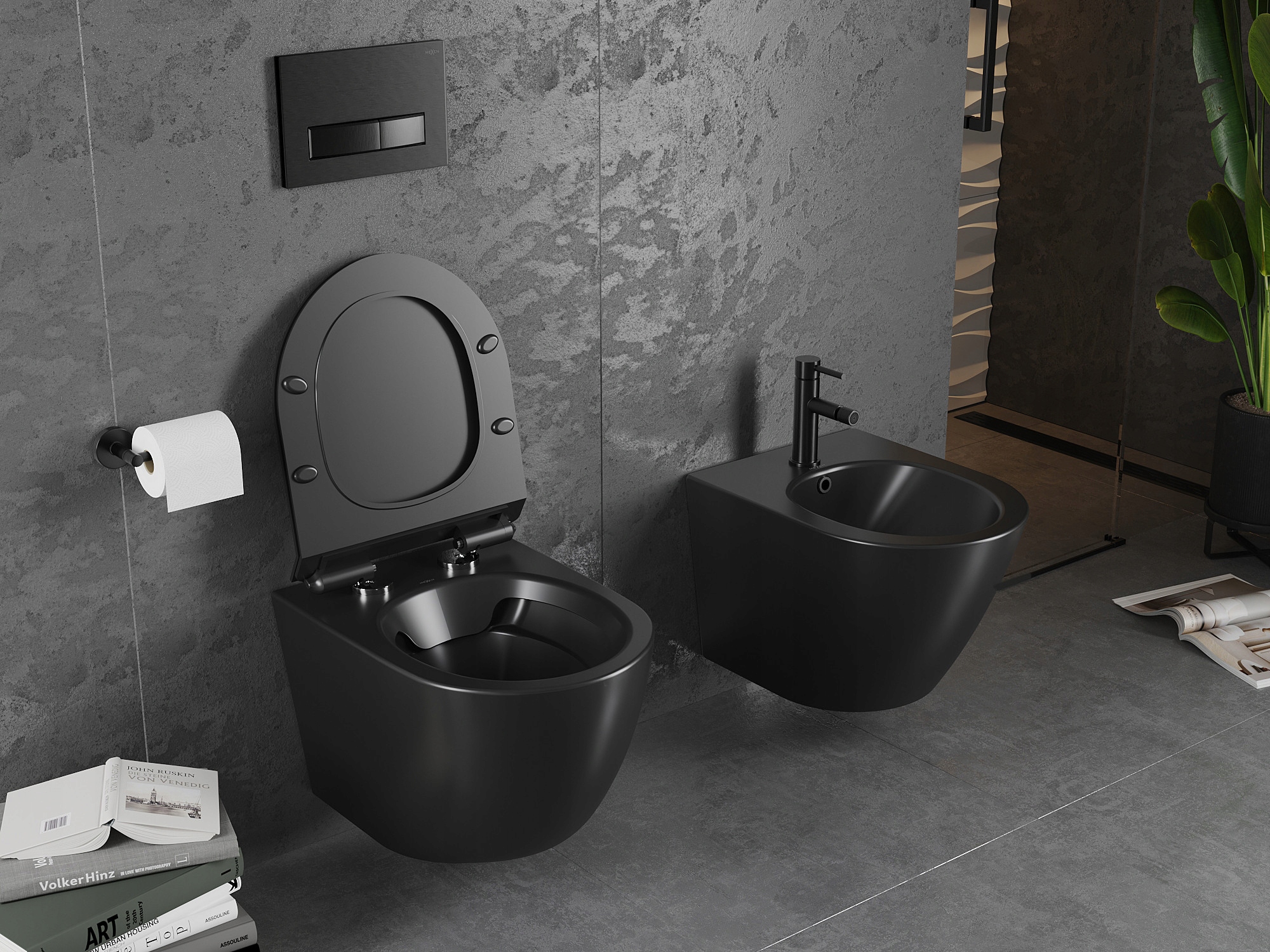 MEXEN LENA MISKA WC CZARNA MAT RIMLESS DESKA SLIM Marka Mexen