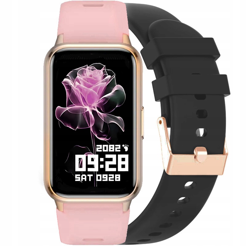 Chytré Hodinky s Amoled Dámské Hodinky 2 Pásky Sms hovory Sport Zdraví