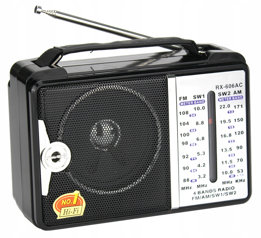 RADIO PRZENOŚNE SIECIOWE R20 FM AM SW KUCHENNE BUDOWLANE NA BATERIE R20 Model BJL222