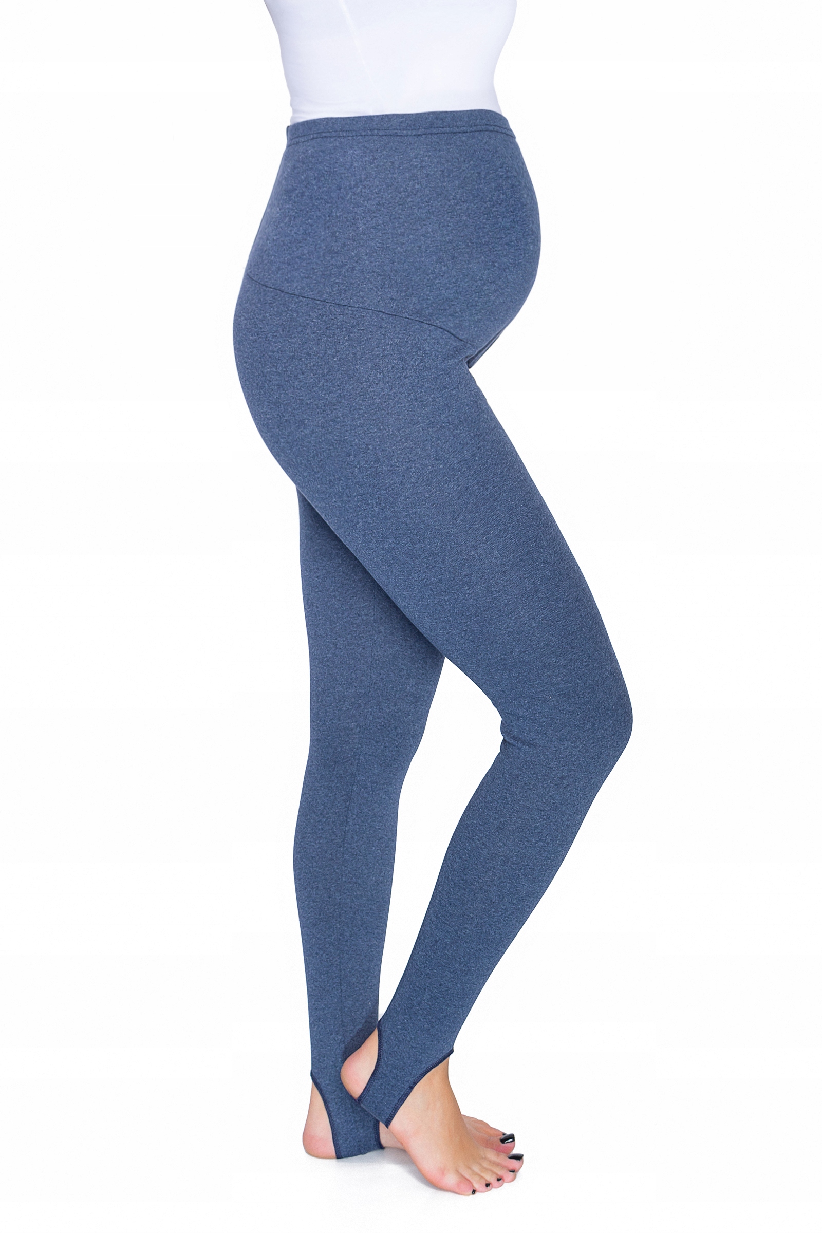 CIĄŻOWE LEGGINSY OCIEPLANE Z ZAPIĘTKĄ LSPRG L Płeć kobieta