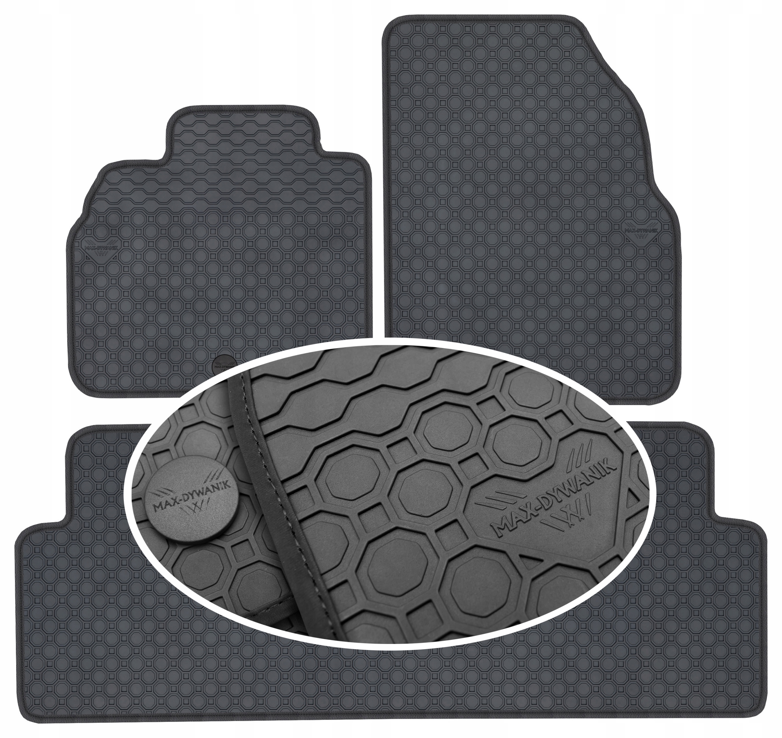 Grand Scenic I 5os 03-09 Gumový koberec PrimeLiner čierny