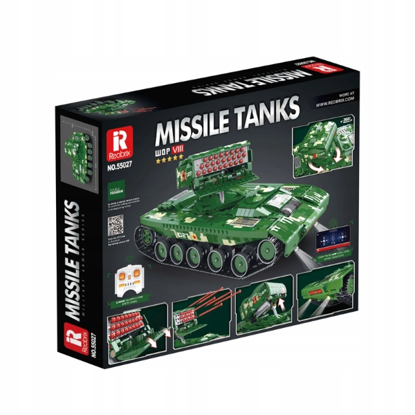 KOCKY REOBRIX RAKETOMET RC VOJENSKÝ TANK 1488 KOCIEK Druh súprava