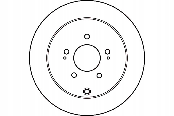 TARCZE HAMULCOWE 2SZT MITSUBISHI TYŁ OUTLANDER 07-