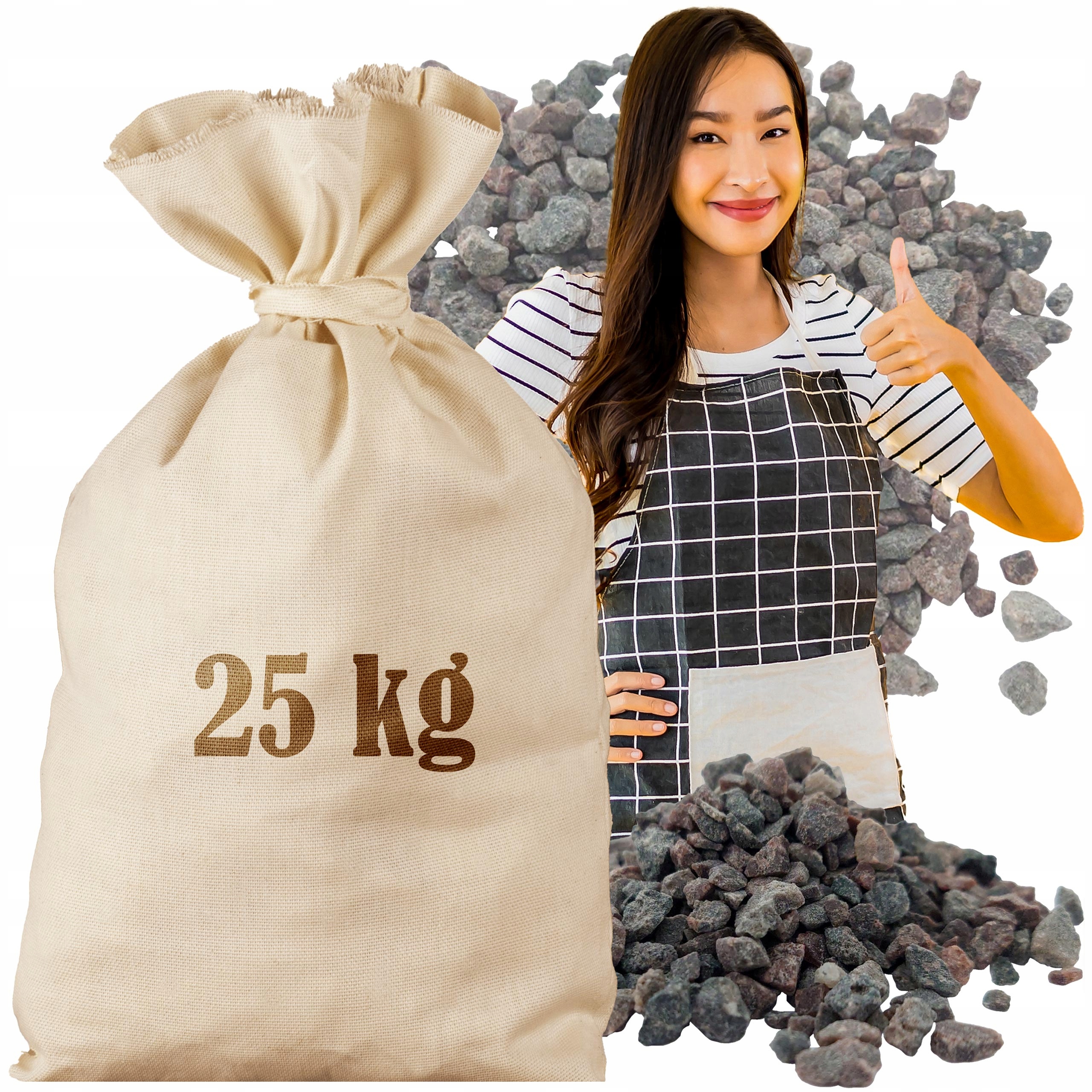 Levně Himalájská sůl 25 kg Černá hrubá Přírodní Sáček