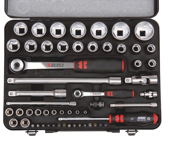 Sada Nastavovacích Kľúčov 1/2 1/4 Palca 56 ks