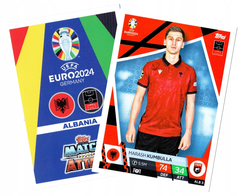 Topps Match Attax Euro 2024 Team Mate ALB3 Marash Kumbulla Albania