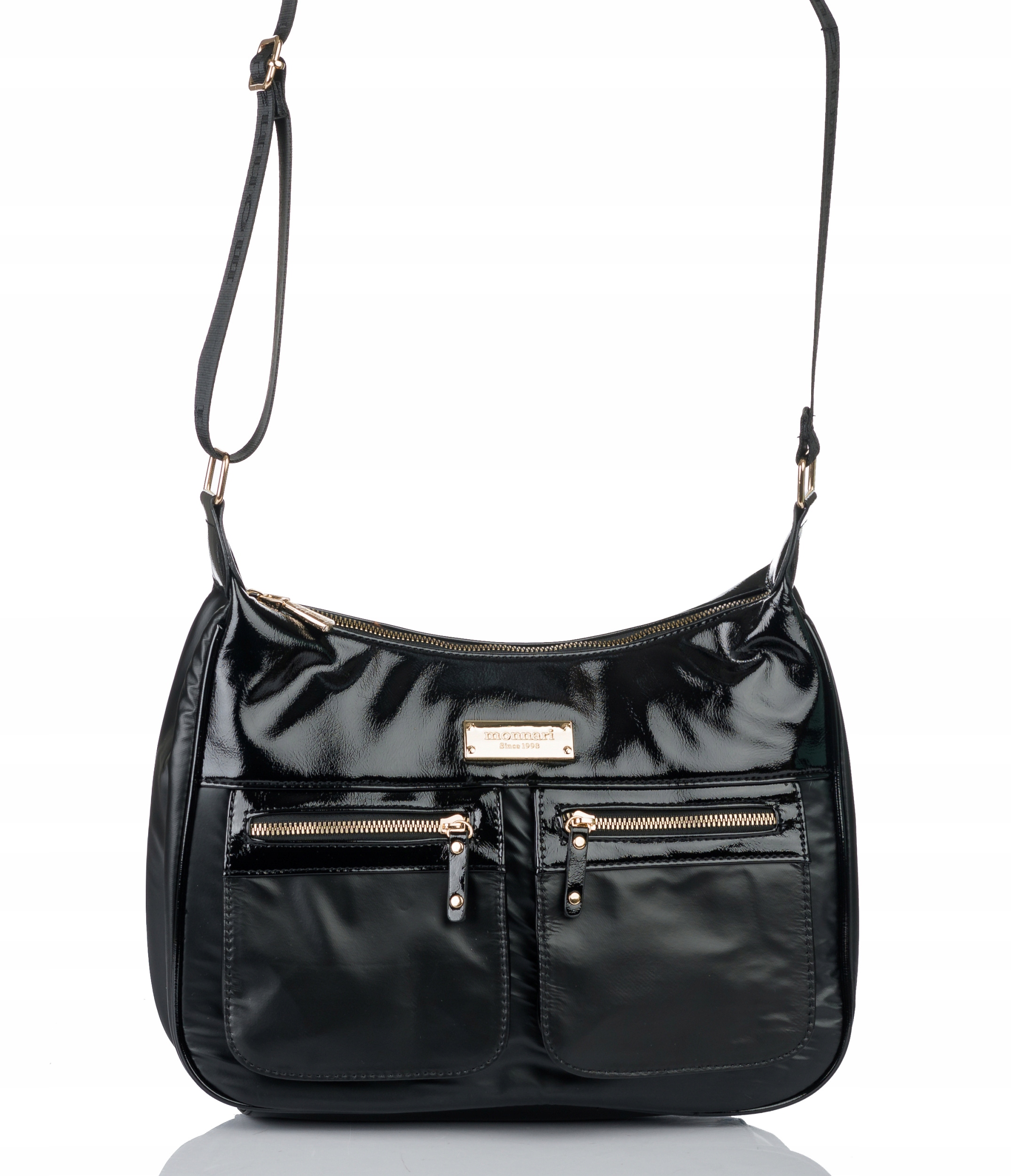 Monnari Torebka Kuferek Listonoszka Sportowy black Kolekcja Wiosna Lato 2024