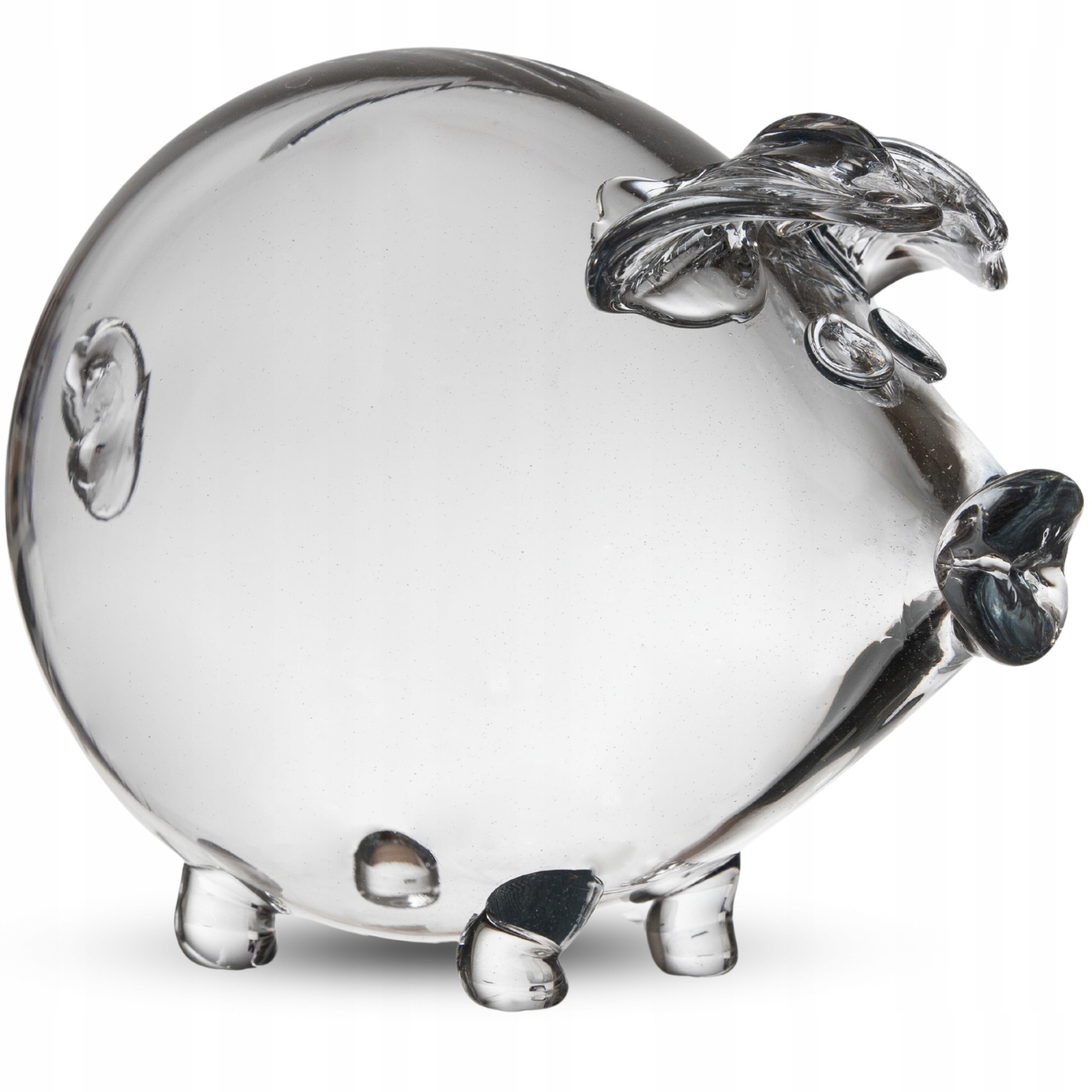 SKARBONKA NAJWIĘKSZA SZKLANA ŚWINKA RĘCZNIE ROBIONA WIELKI PREZENT MEGA